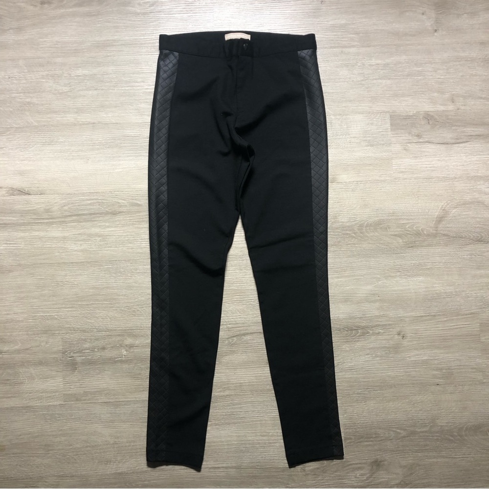 Banana Republic Leggings with Faux Leather, Size 4